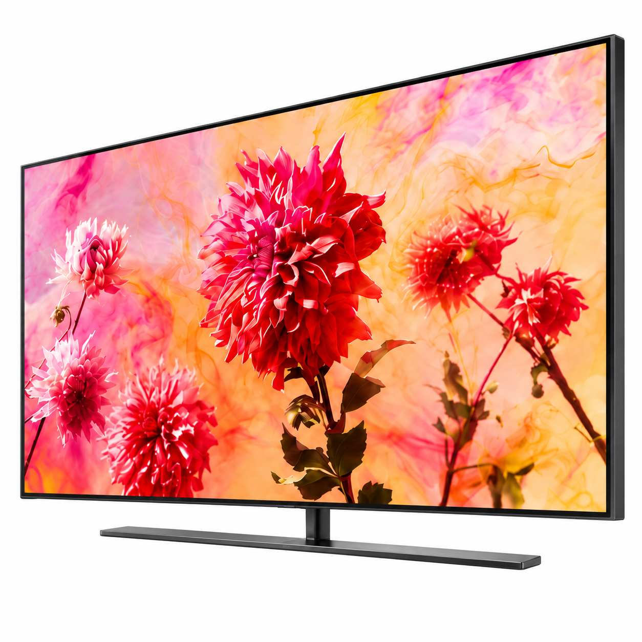 Triple Slim Bezel TV Set 3D Model 5