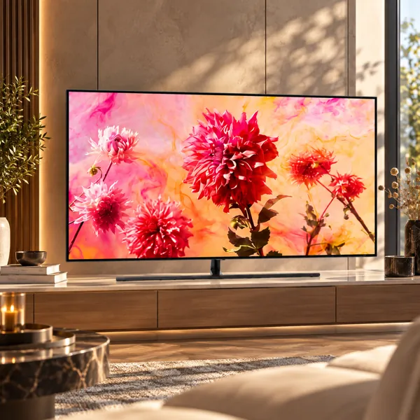 Triple Slim Bezel TV Set 3D Model back