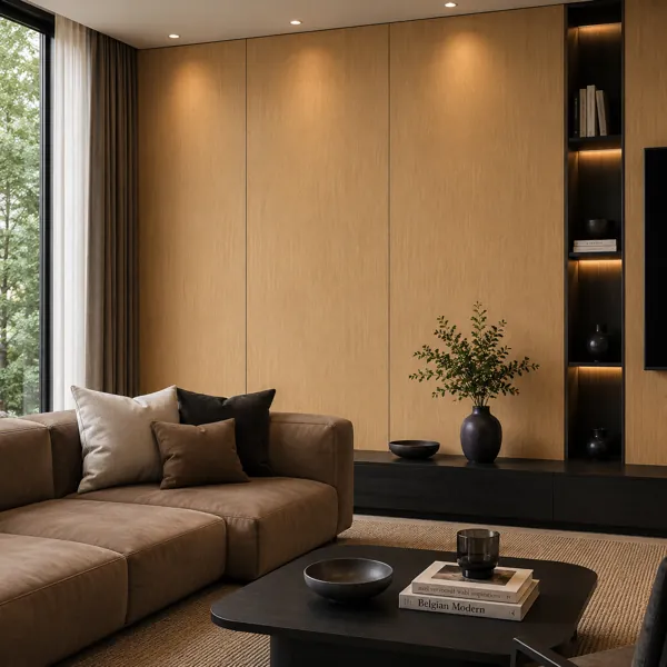 Light Honey Beige Wood Texture – Fine Straight Grain back