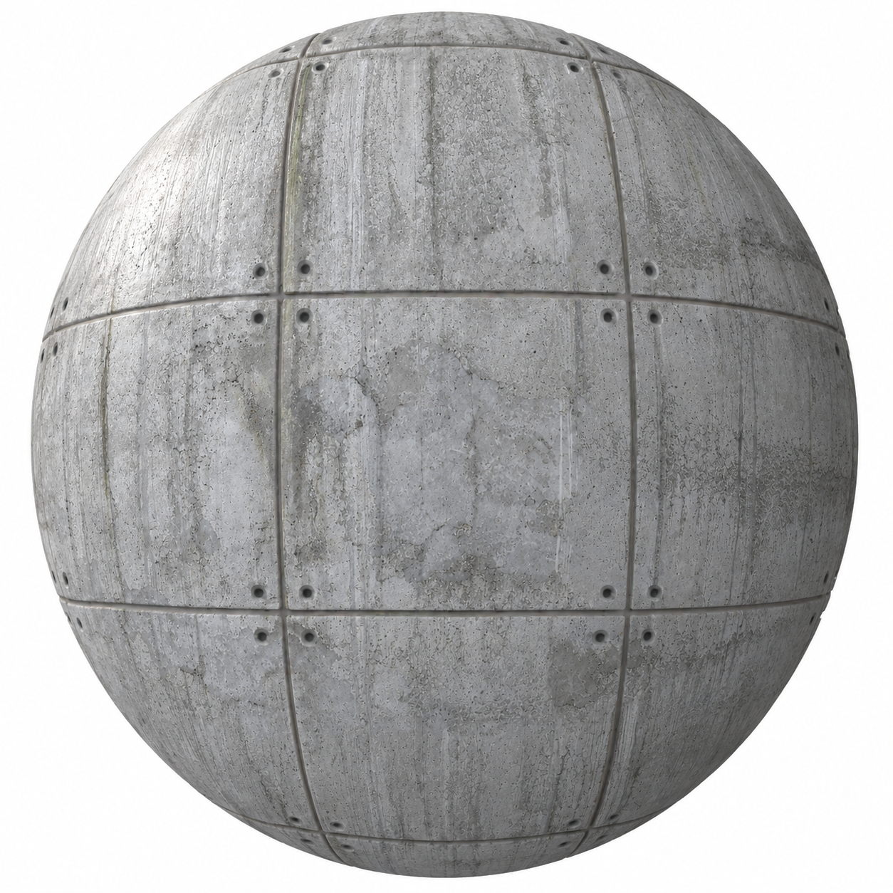Light Grey Weathered Bolt Hole Concrete Panel Texture
