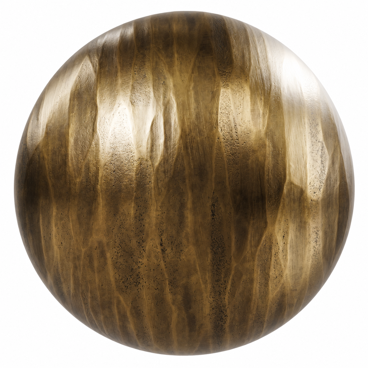 Antique Golden Brass Vertical Patina Metal Texture 1