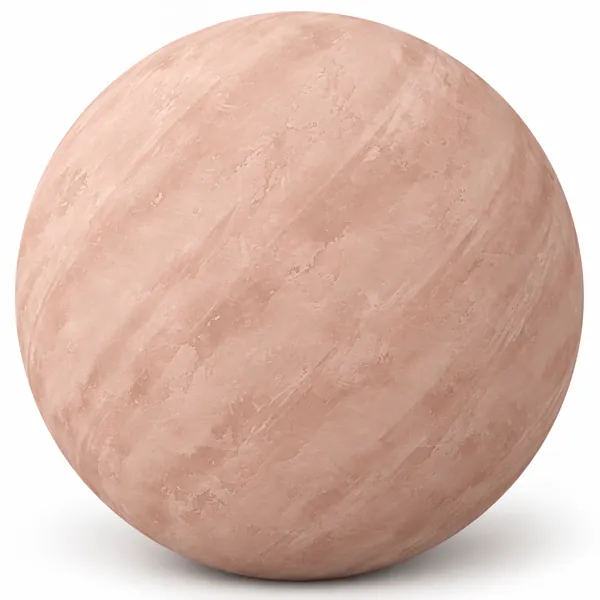 Soft Peach Pink Diagonal Trowel Plaster Texture