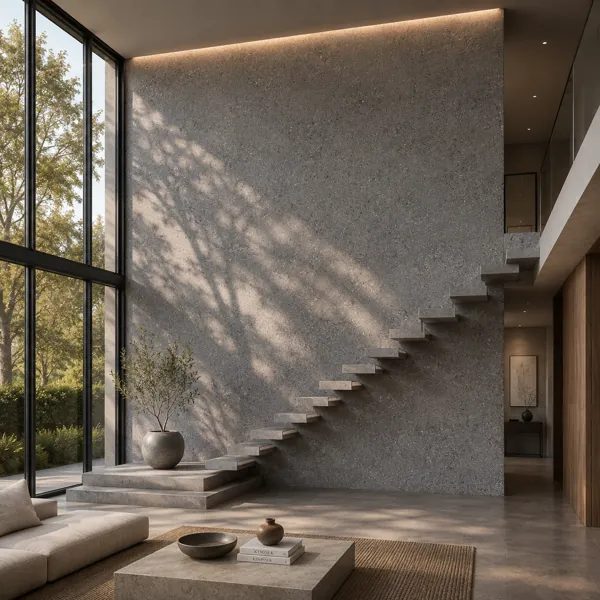 Dark Charcoal Fine Aggregate Concrete Texture back