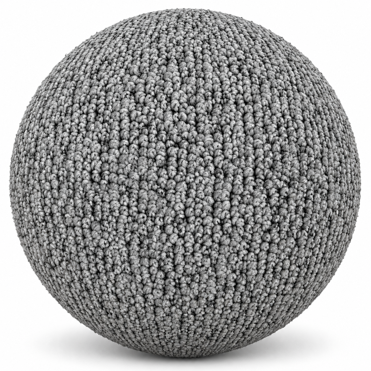 Soft Silver Gray Loop Pile Carpet Texture