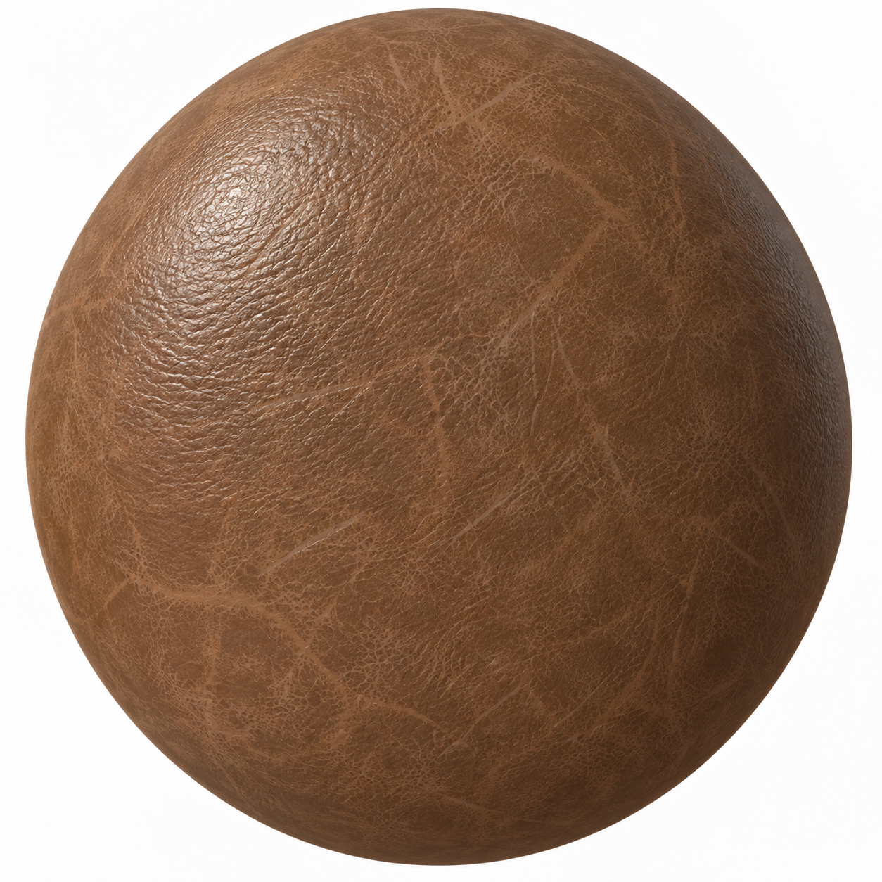 Warm Caramel Distressed Grain Leather Texture