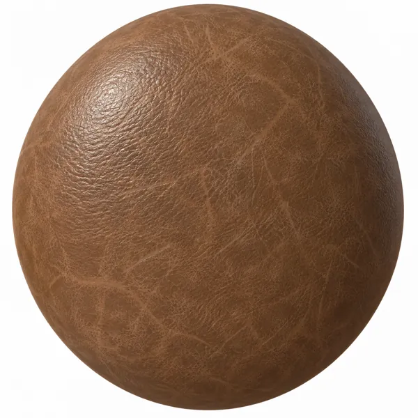 Warm Caramel Distressed Grain Leather Texture