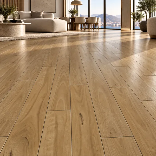 Golden Natural Grain Oak Parquet Texture back