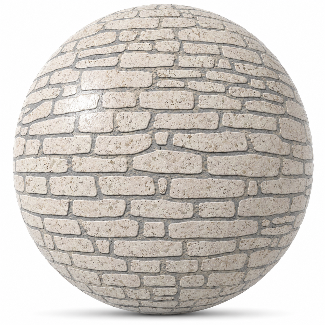 Light Beige Travertine Brick Texture 1