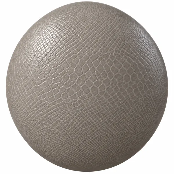 Warm Greige Reptile Grain Leather Texture