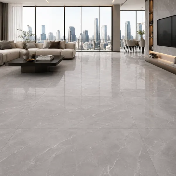 Diagonal White Veining Pale Gray Ceramic Texture back