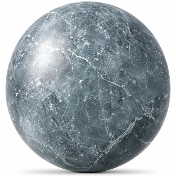 White Marble Veins Blue Gray Ceramic Texture