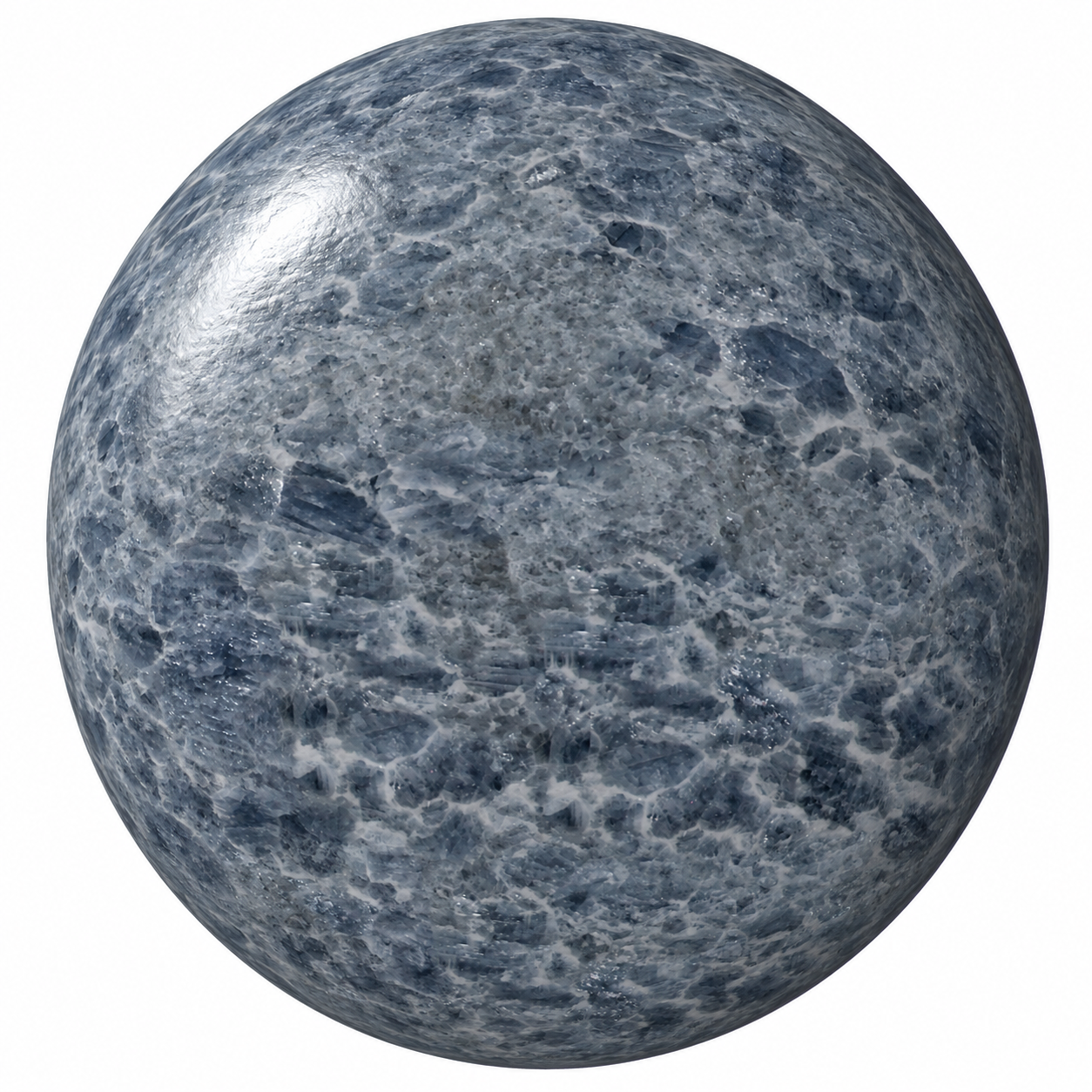 Blue Gray Crystal Vein Marble Texture