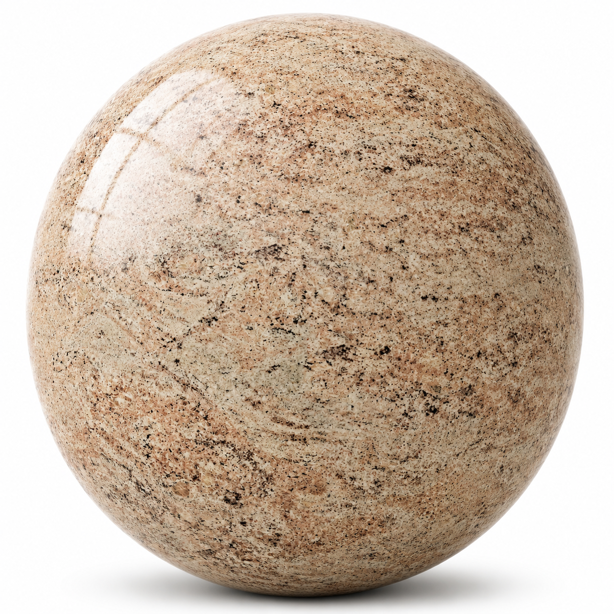 Beige Marble Texture – Dense Dark Speckled Grain 1
