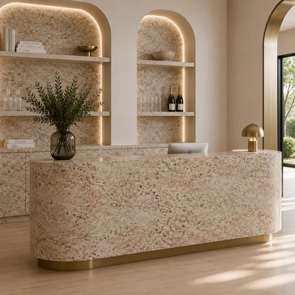 Beige Marble Texture – Dense Dark Speckled Grain back
