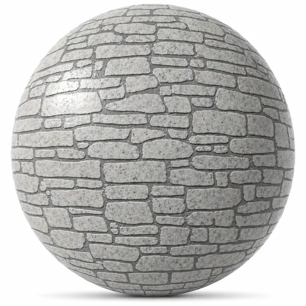 Light Grey Speckled Stone Brick Texture