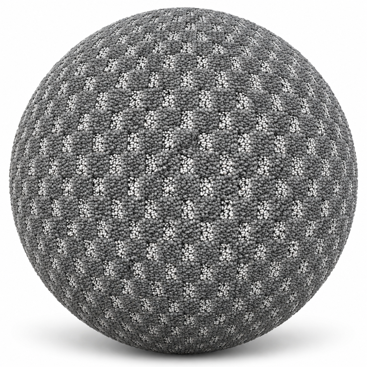 Gray White Geometric Loop Pile Carpet Texture 1