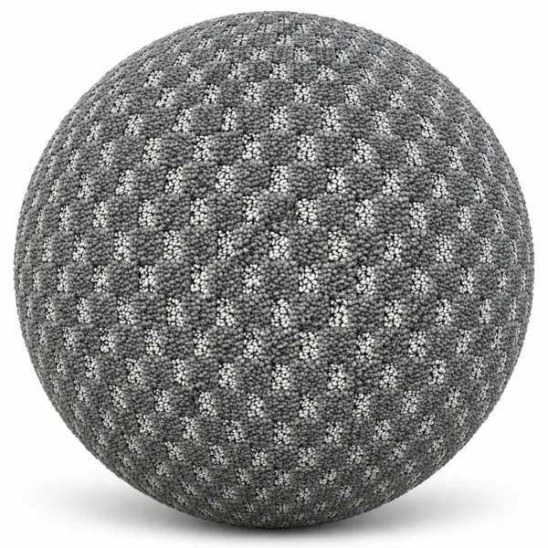 Gray White Geometric Loop Pile Carpet Texture