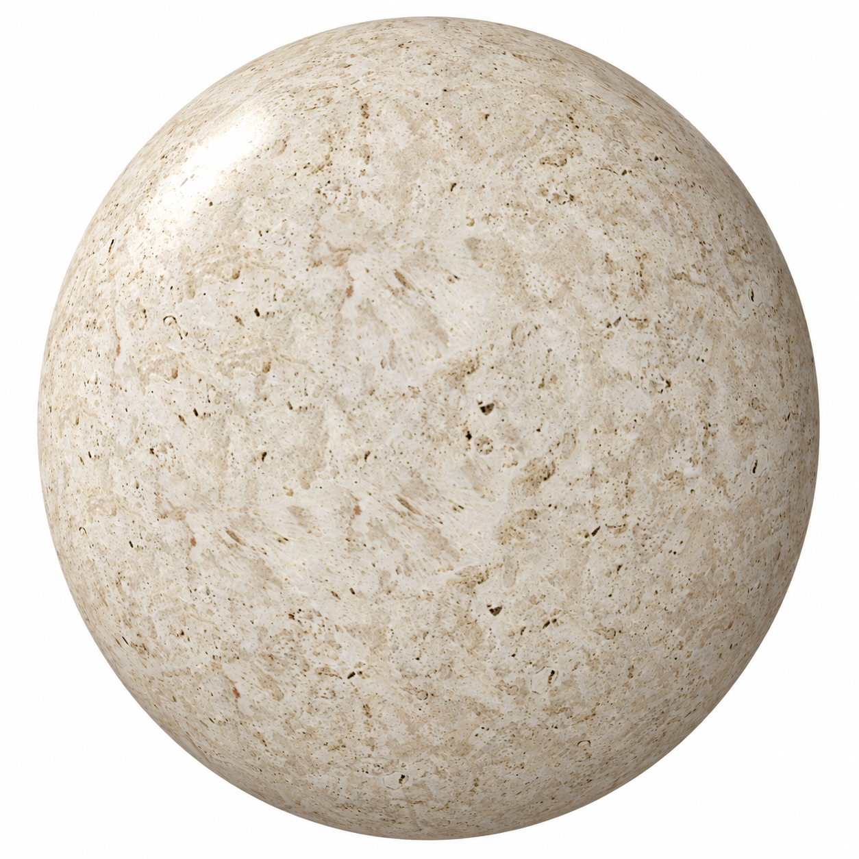 Ivory Cream Fine Speckled Porous Travertine Texture 1
