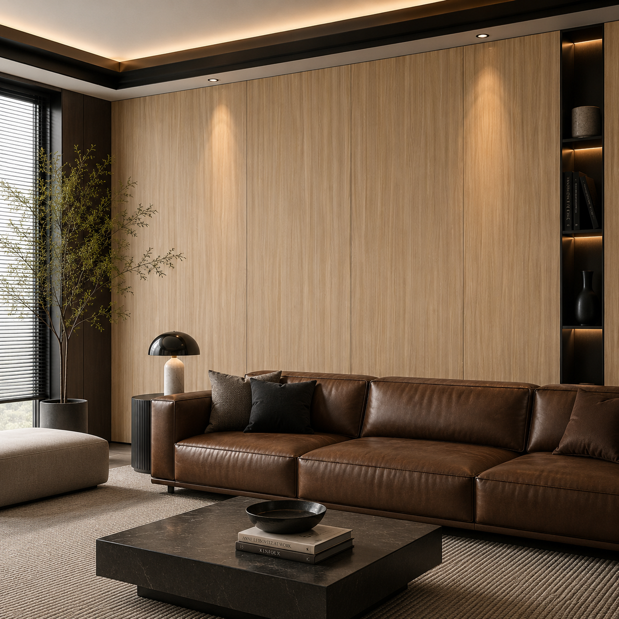 Straight Grain Light Beige Wood Texture 2
