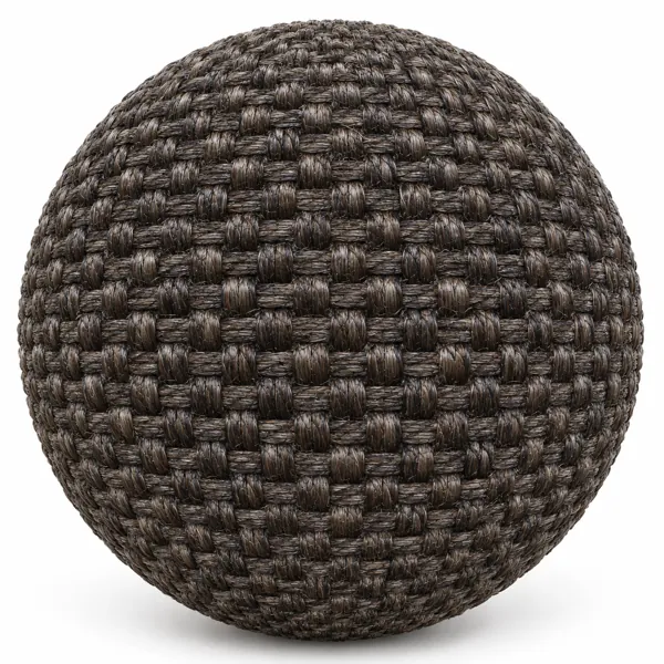 Espresso Brown Basket Weave Carpet Texture