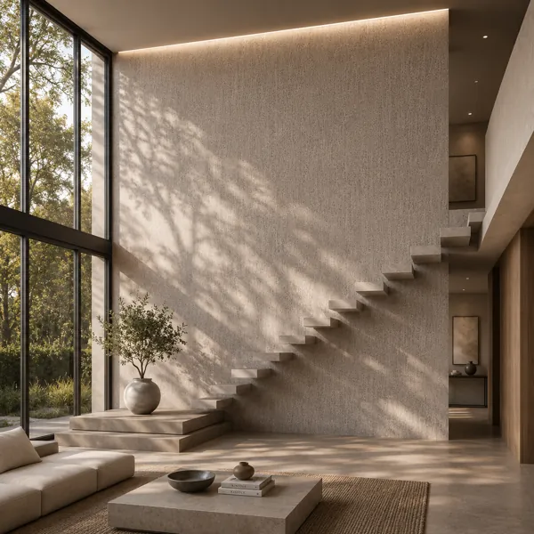 Warm Taupe Speckled Concrete Texture back