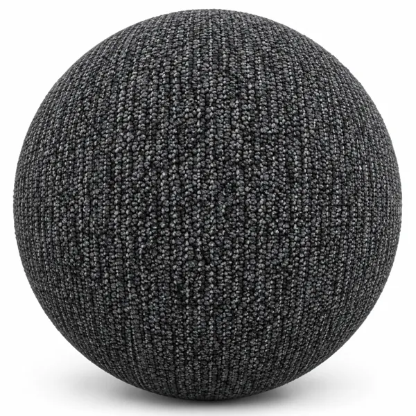 Dark Charcoal Fine Ribbed Loop Carpet Texture