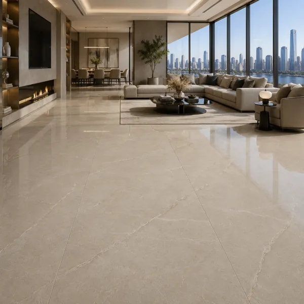Warm Beige Ceramic Texture – Fine Ivory Crack Veins Texture back