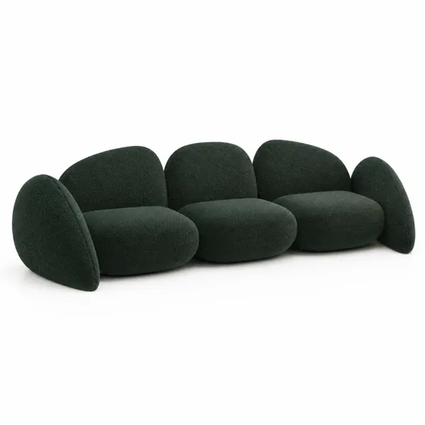 Deep Green Pebble Modular Sofa