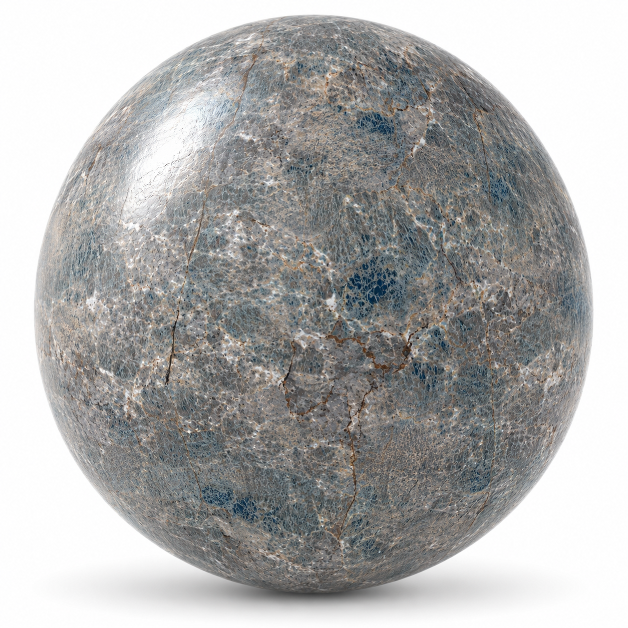 Blue Gray Ceramic Texture – Dense Crackle Veining Texture 1