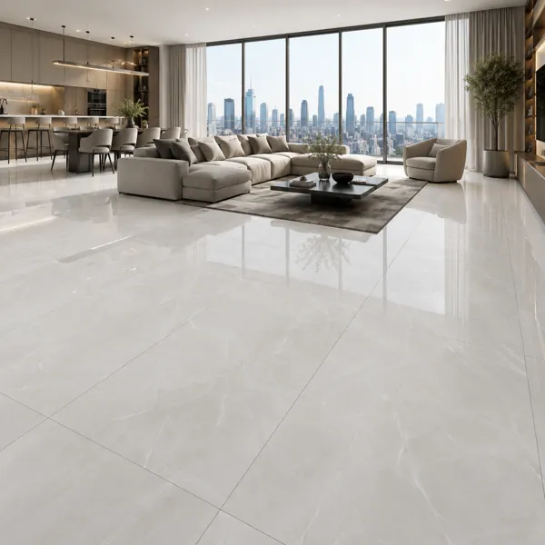 Soft White Veined Ceramic Texture back