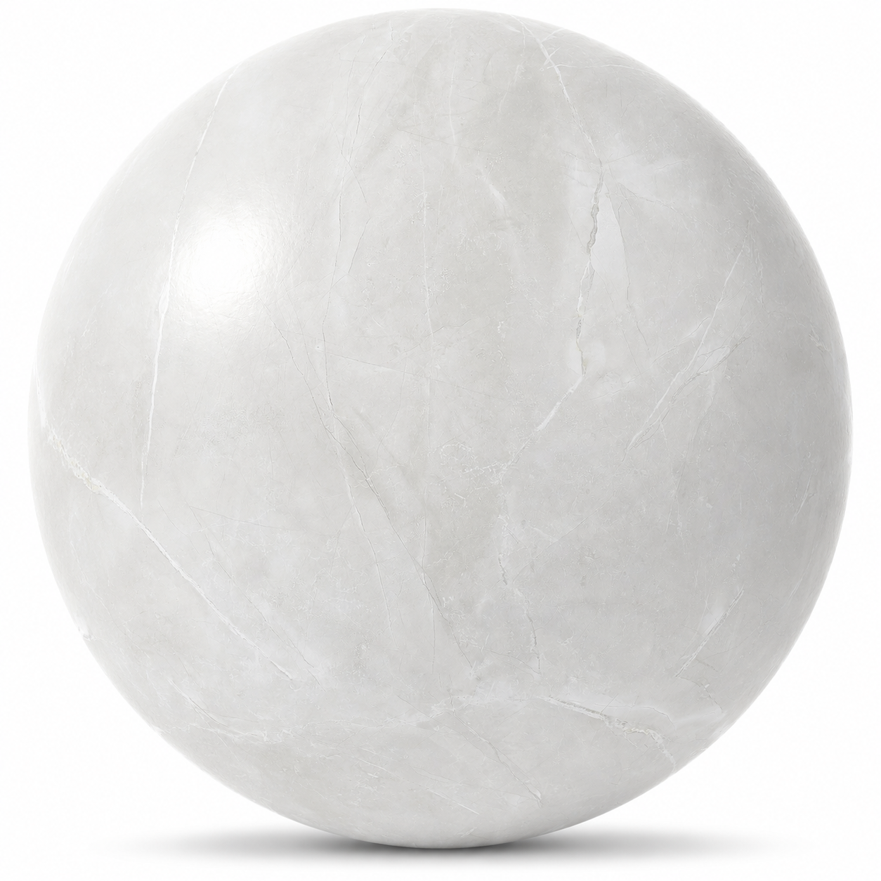 Soft White Veined Ceramic Texture 1