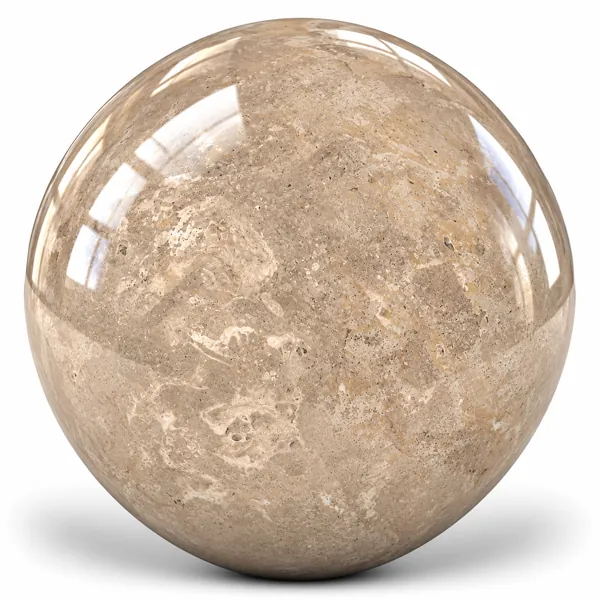 Warm Sand Fossil Grain Travertine Ceramic Texture