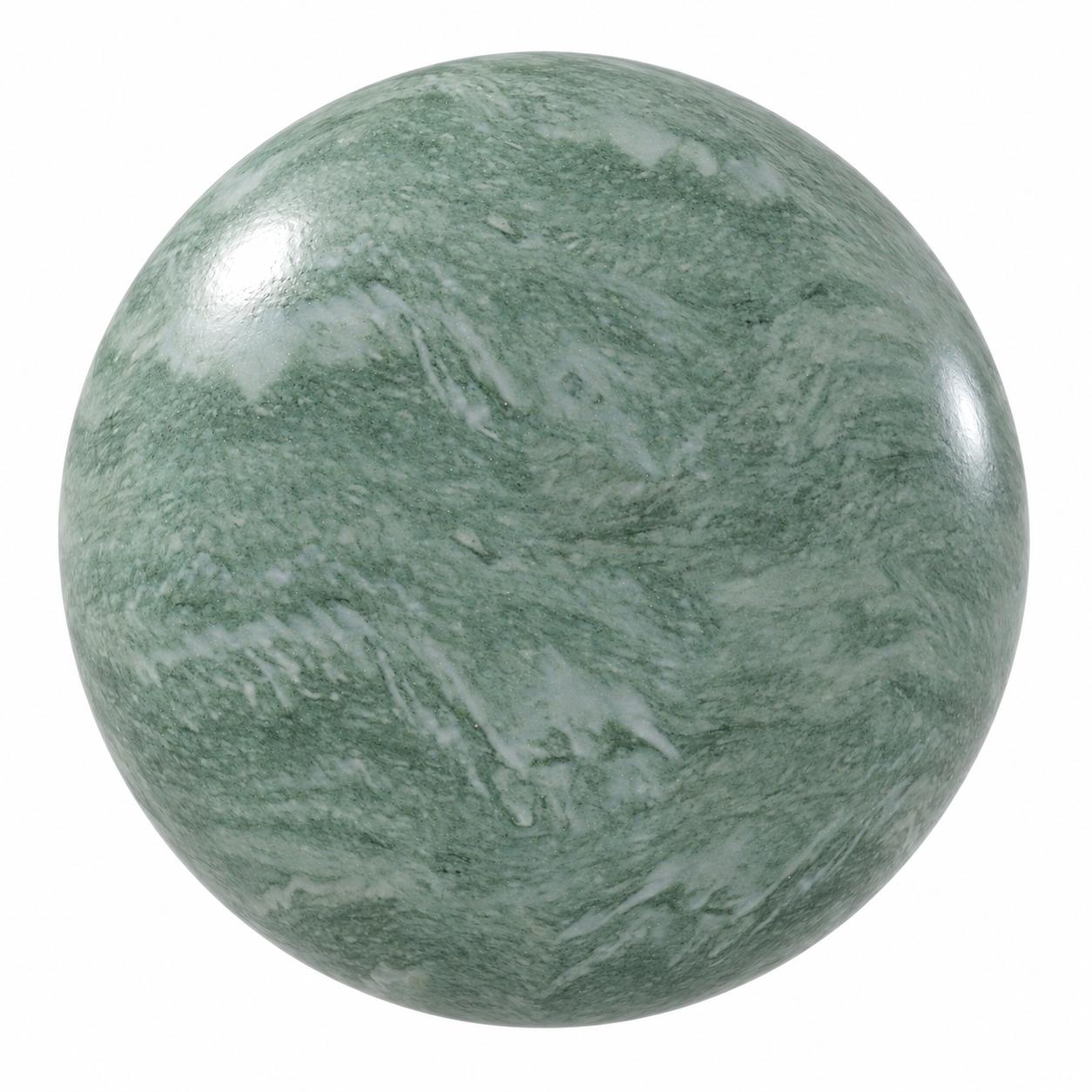 Soft Sage Green Cloud Vein Marble Texture