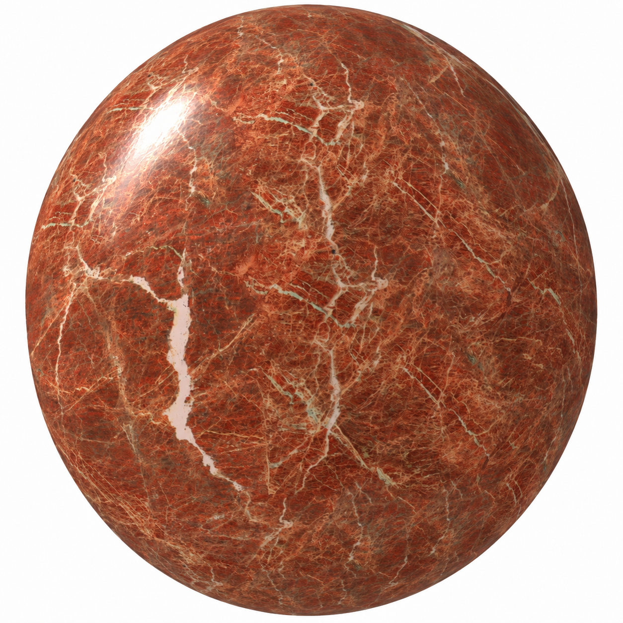 Rust Red Fine Vein Marble Texture 1