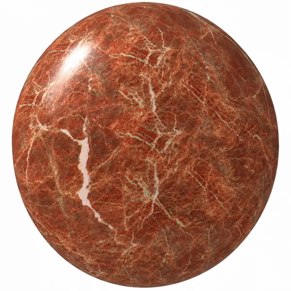 Rust Red Fine Vein Marble Texture