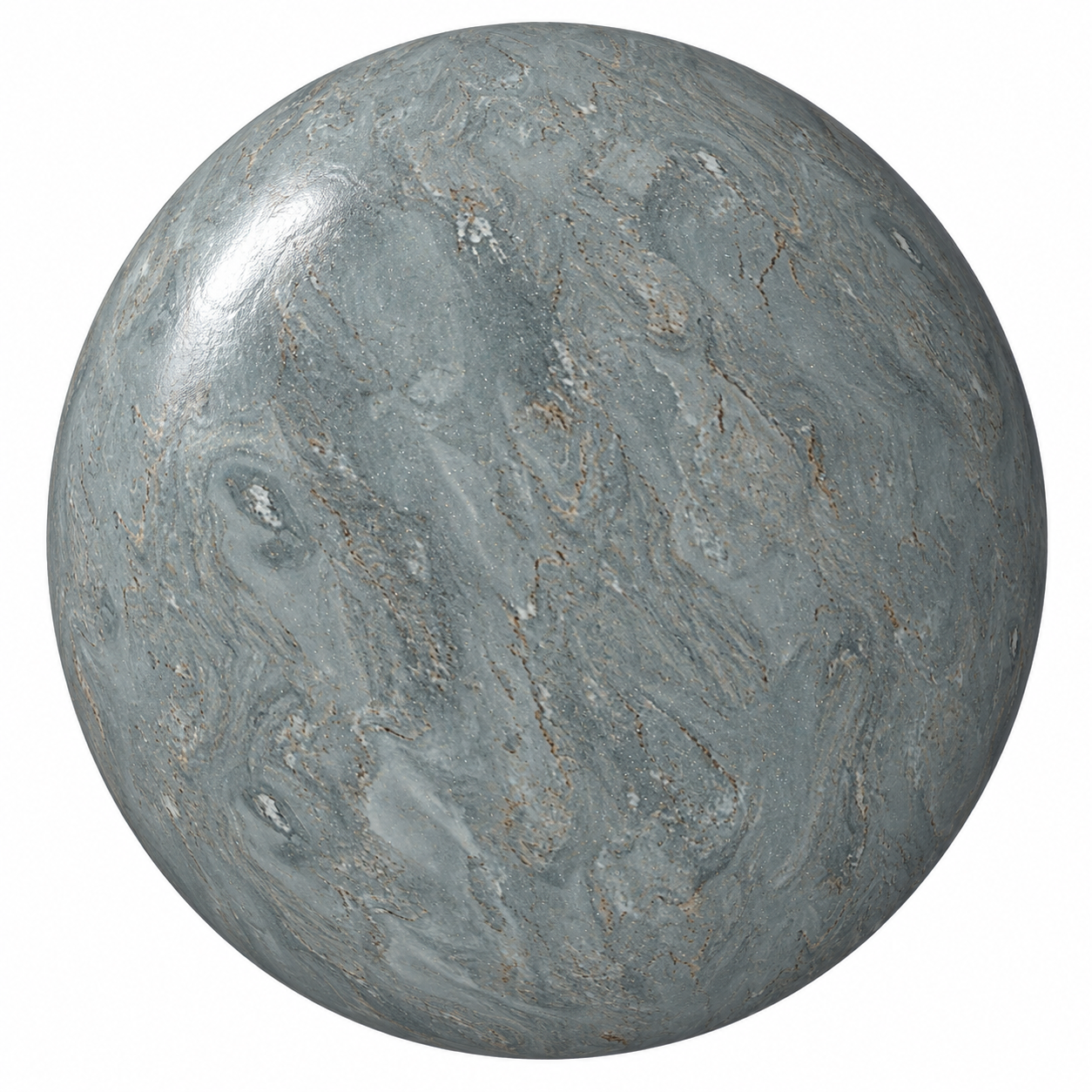 Blue Gray Bronze Vein Marble Texture