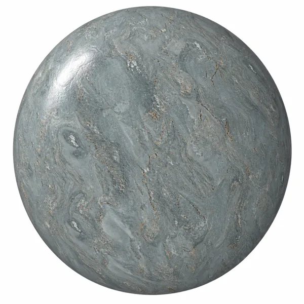 Blue Gray Bronze Vein Marble Texture
