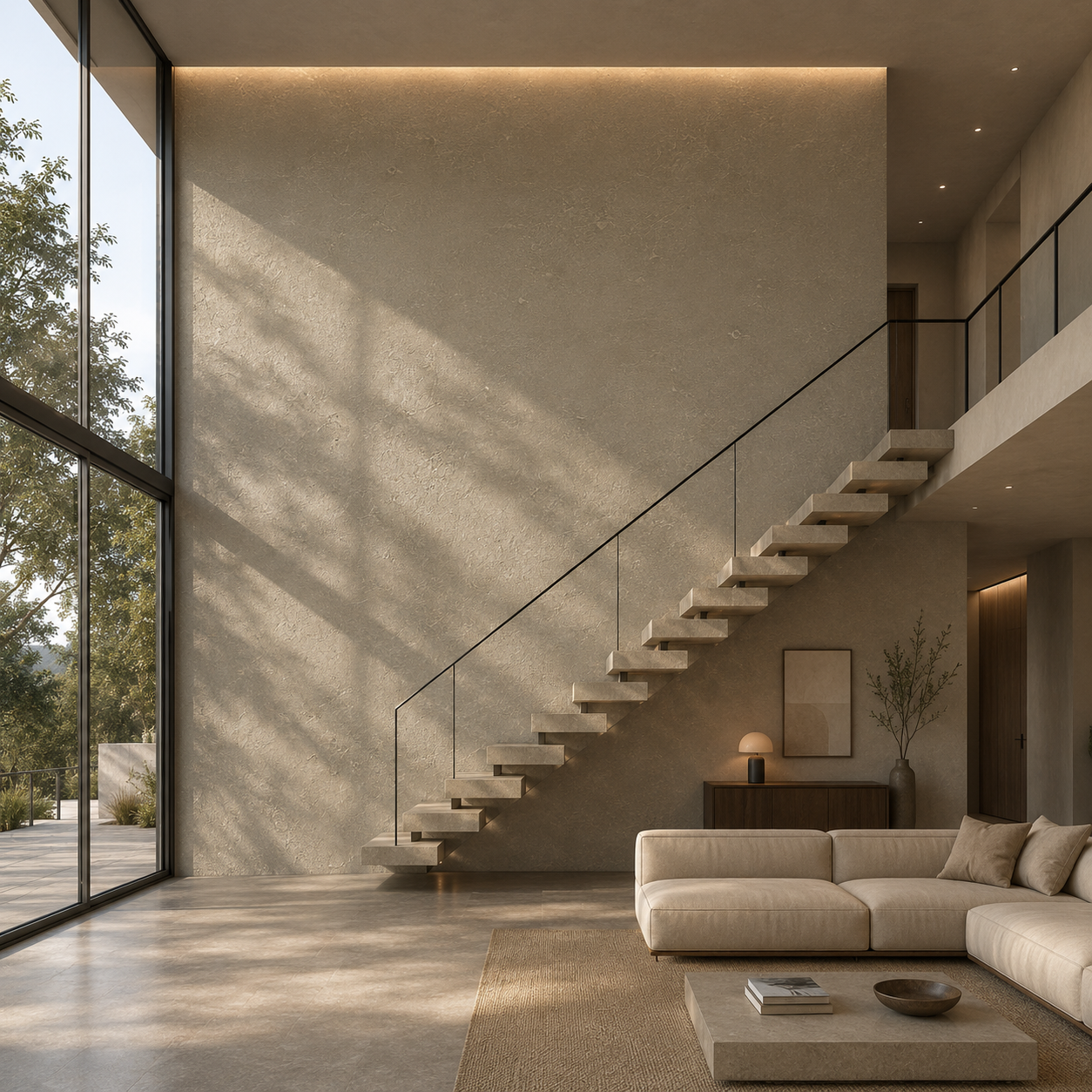 Soft Ivory Fine Grain Concrete Texture 2