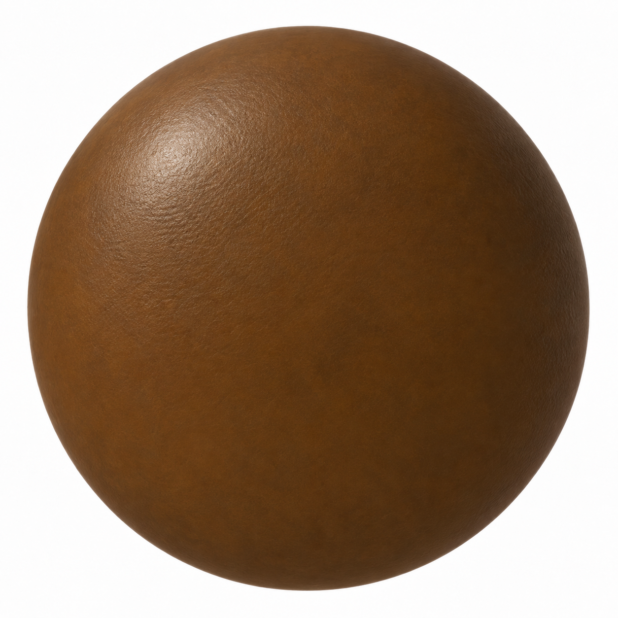 Warm Cognac Brown Fine Grain Leather Texture