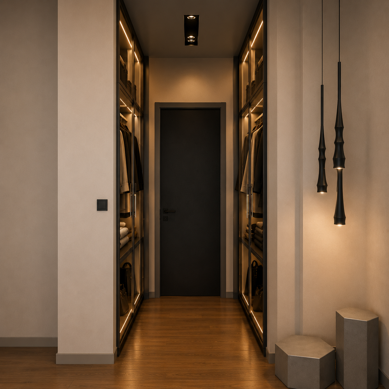 Luxury Bedroom 3D Scene 4