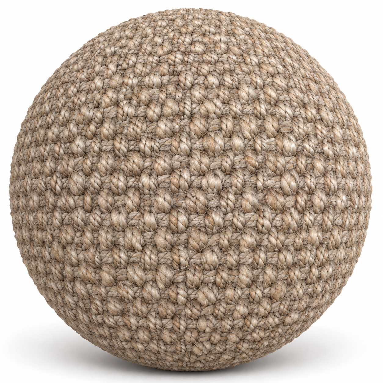 Warm Taupe Chunky Loop Carpet Texture 1
