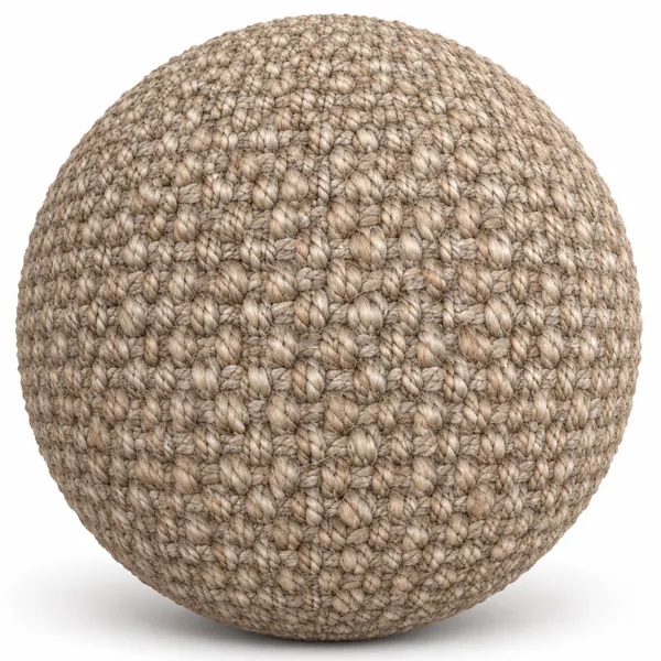 Warm Taupe Chunky Loop Carpet Texture