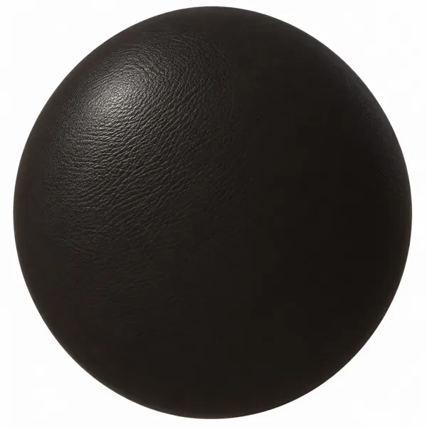 Deep Black Fine Grain Leather Texture
