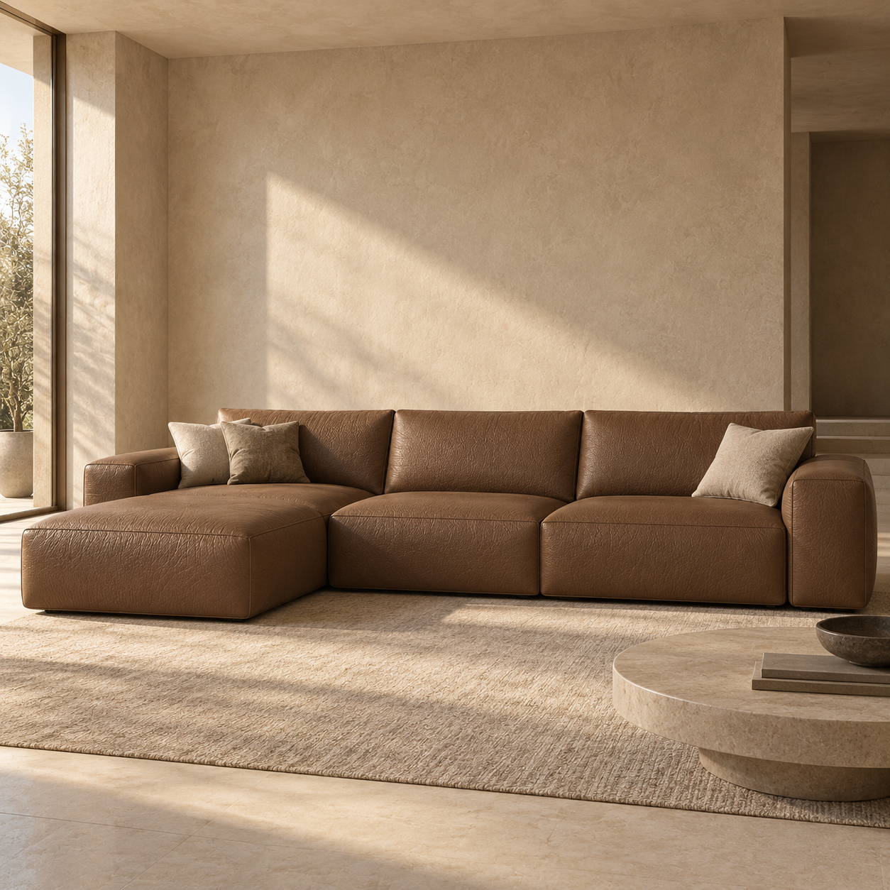 Dark Walnut Fine Grain Leather Texture 2