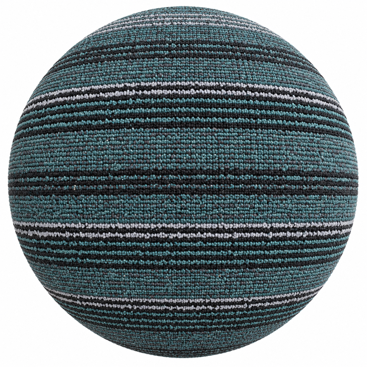 Teal Black Horizontal Striped Loop Carpet Texture 1