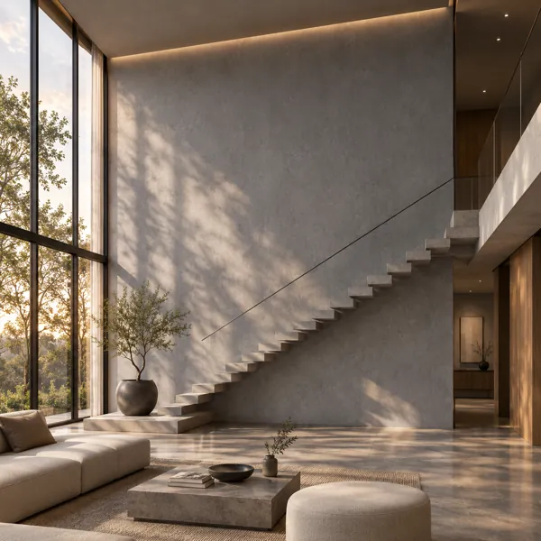 Dark Graphite Soft Mottled Concrete Texture back