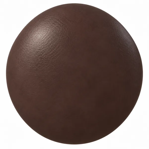 Deep Chocolate Brown Fine Grain Leather Texture
