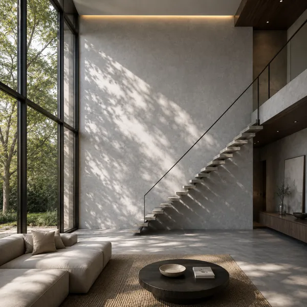 Light Grey Fine Pitted Concrete Texture back