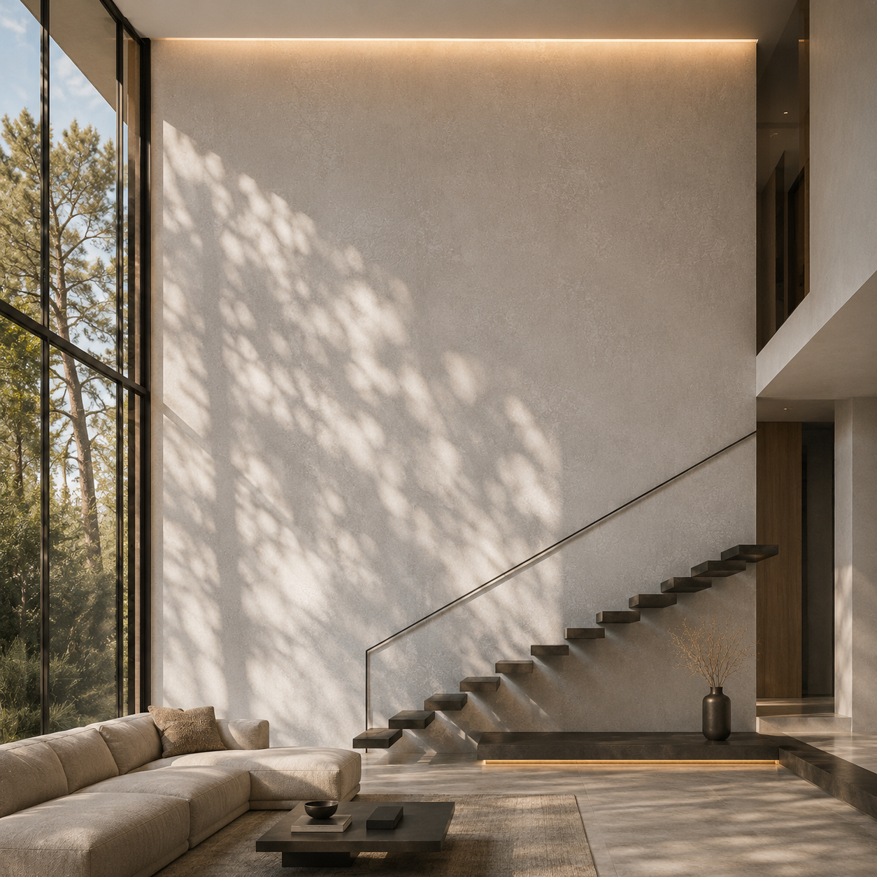 Soft Ivory Fine Grain Concrete Texture 2