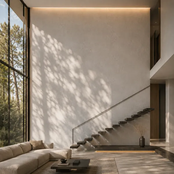 Soft Ivory Fine Grain Concrete Texture back